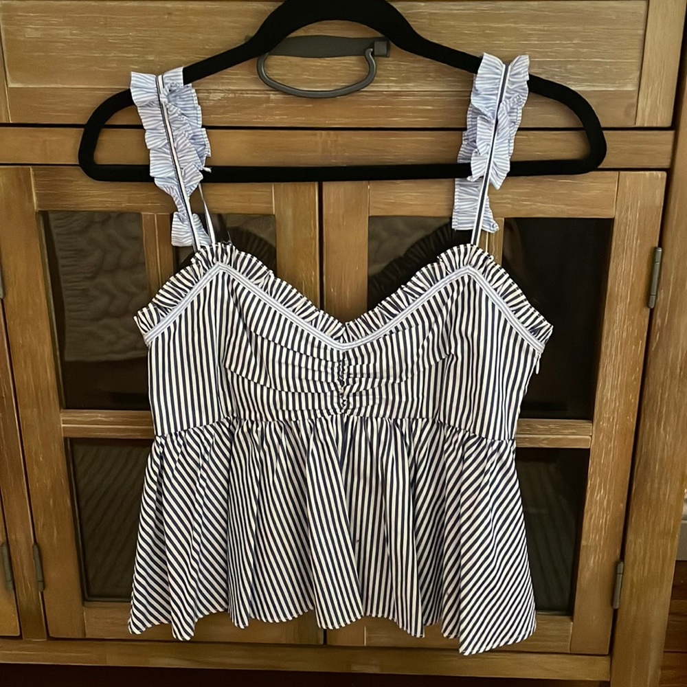 Zara ruffled top.